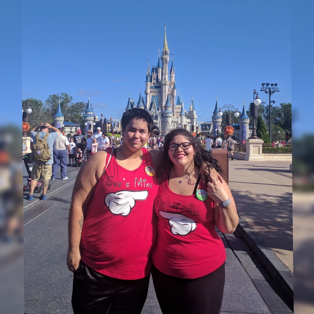 Custom Lesbian Matching Couple Disney Mickey Set